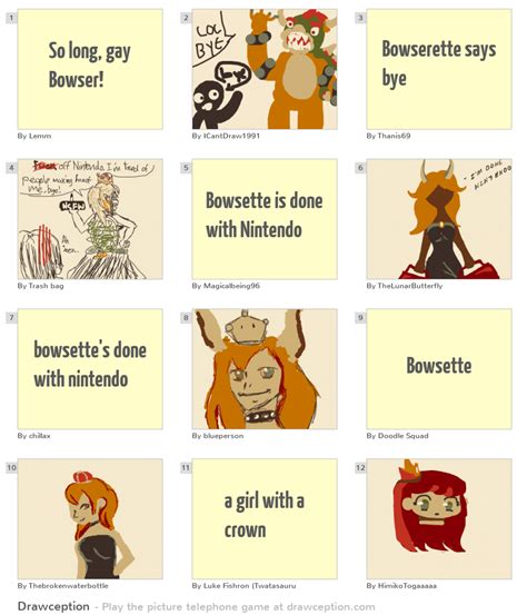 So Long Gay Bowser Drawception