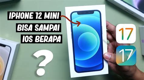 Iphone Mini Sampai Ios Berapa Nantinya Youtube