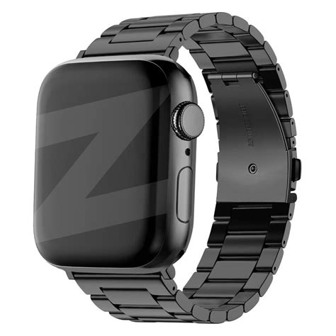 Apple Watch Stalen Band Classic Zwart Smartwatchbanden Nl