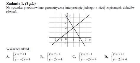 funkcja liniowa zbiór zadań