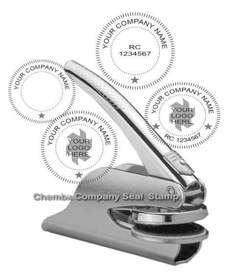 Company Seal Rubber Stamp