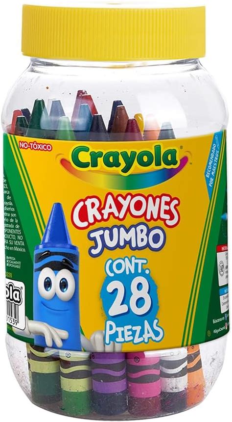 Crayola 18 Crayones Extra Jumbo Amazon Mx Juguetes Y Juegos