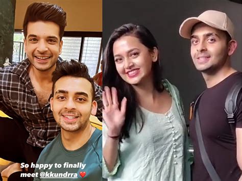 Karan Tejasswi Prakashs Brother Pratik Finally Meets Karan Kundrra