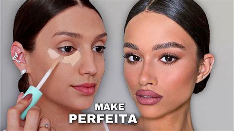 A MAQUIAGEM MAIS LINDA E FÁCIL MAKE NUDE YouTube