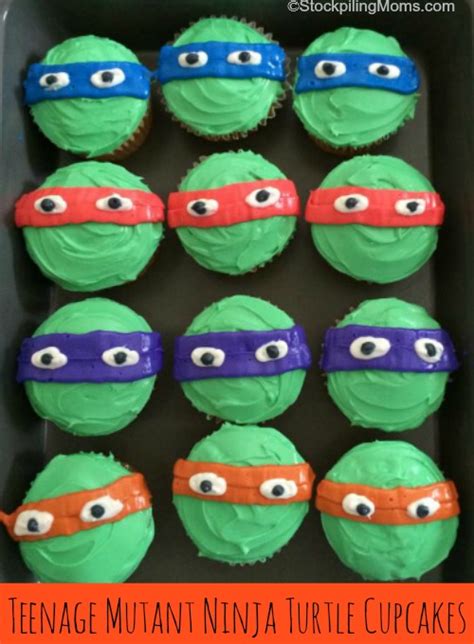 9 Teenage Mutant Ninja Turtles Birthday Cupcakes Photo Teenage Mutant