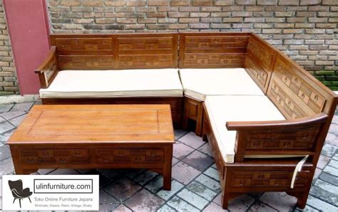 Jual Kursi Tamu Sudut Minimalis Murah Toko Mebel Furniture Jepara