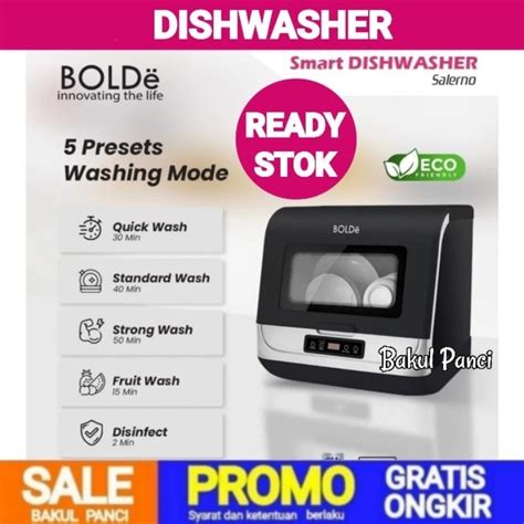 Jual BOLDE SMART DISHWASHER SALERNO MESIN PENCUCI PIRING OTOMATIS