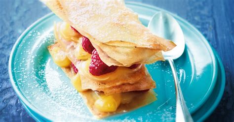 Recette Mille Feuilles Croustillants Aux Framboises Et Au Lemon Curd