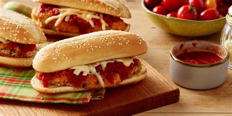 Chicken Parmesan Sandwiches Recipe RagÚ Receita