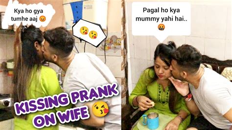 Kissing Prank On Wife For Hours Prank Gone Wrong Prank On