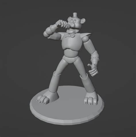 Stl File Glamrock Freddy 🗿・3d Printable Model To Download・cults