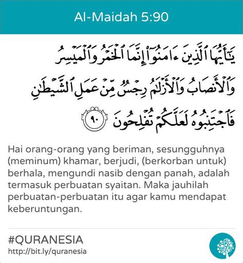 Detail Surat Al Maidah 90 Koleksi Nomer 3