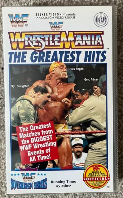 Wwf Collectors Series Greatest Hits Vhs Video Tape Wwe Hulk Hogan