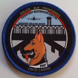 Police Aux Frontieres PAF Unite Canine