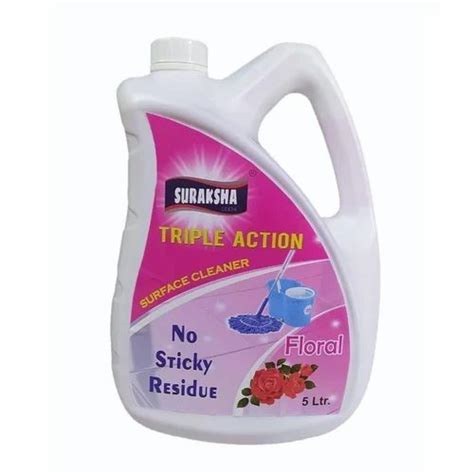 Litre Suraksha Floral Surface Cleaner For Cleaning At Rs Can