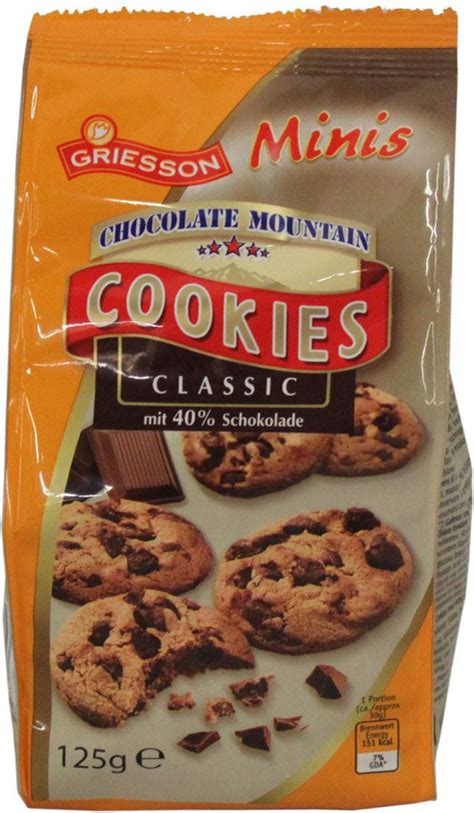 Griesson Minis Cookies Classic Chokolate Mountain G Saymo De