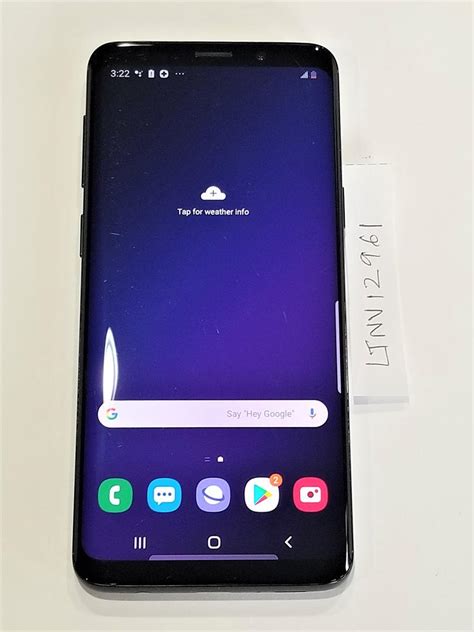 Samsung Galaxy S9 Verizon Black 64GB SM G960U LTNV12961 Swappa