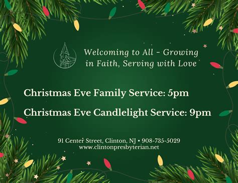 Dec 24 Christmas Eve Candlelight Service Flemington Nj Patch