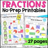 Anchor Chart Of Half Thirds And Fourths Worksheets Teaching