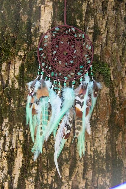 Atrapasue Os Con Hilos De Plumas Y Cuerda De Cuentas Colgando