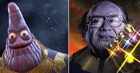 15 Times Cursed Images Of Thanos Making An Unexpected Crossover