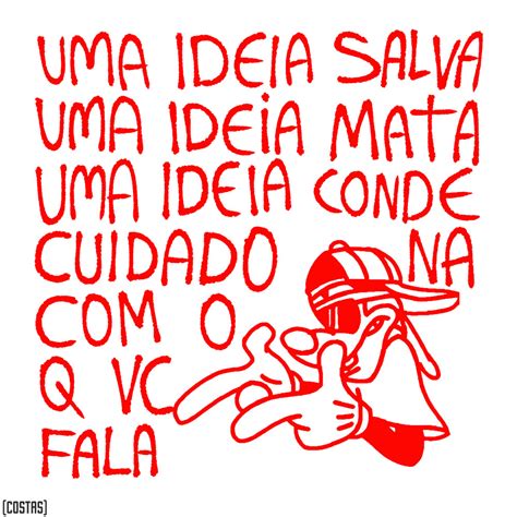 Cuidado O Que Voc Fala Frente E Costas Camiseta Basicona Unis