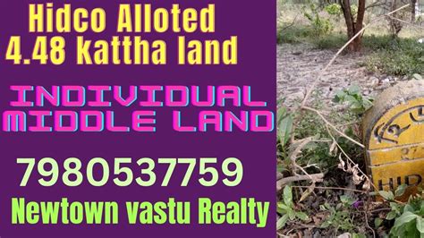 Kattha Hidco Land At Newtown Aa Iii Middle Plot Low Rate