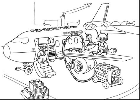Lego Police Coloring Pages At Free Printable