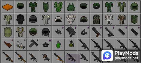 Russian military weapon mod V4 [more than 100 3D guns] - Mods for Minecraft