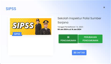 Cara Daftar Online Sipss Polri Lengkap Dengan Syaratnya Pikiran