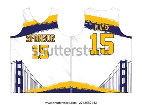 Basketball Jersey Templates Editable Eps File Stock Illustration