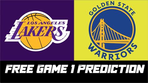 La Lakers Vs Golden State Warriors Free Nba Game 1 Prediction 5 2 23 Youtube