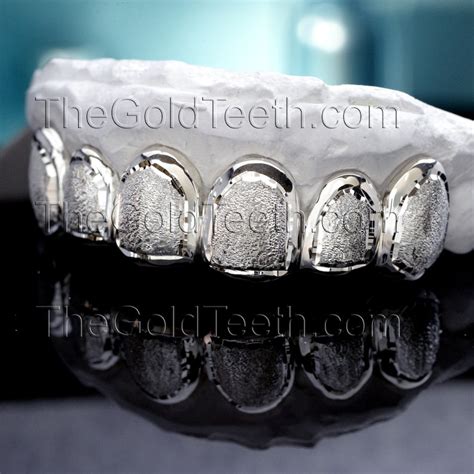 Sterling Silver Grillz Custom Silver Teeth Real Diamond Etsy