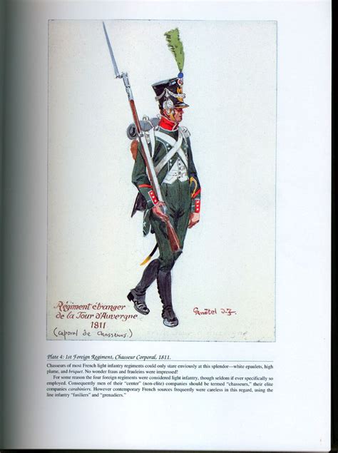 Foreign Troops Plate 4 1st Foreign Regiment Chasseur Corporal 1811