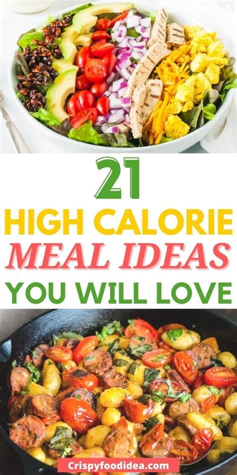 21 Healthy High Calorie Meals You Will Love High Calorie Meals Healthy Weight Gain Foods