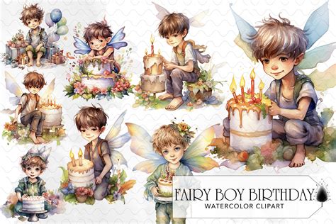 Fairy Boy Birthday Sublimation Bundle Graphic By Ds Art Creative Fabrica