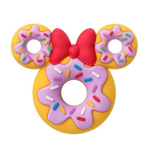 Disney Minnie Mouse D Lish Treats Donut Pvc Soft Touch Magnet In 2023