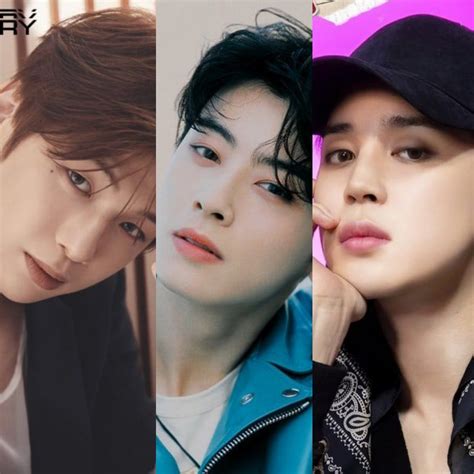 Kang Daniel Cha Eun Woo Astro Dan Jimin Bts Berada Pada Posisi Top