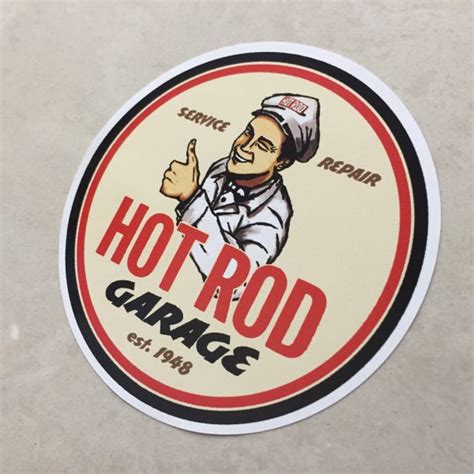 HOT ROD STICKER