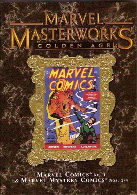 Golden Age Marvel Comics Marvel Masterworks Volume 1 Now Read This