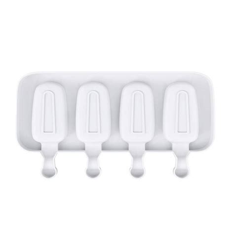 Generico Moldes De Silicona Para Helados Molde Paletas Helado Mini418 Blanco