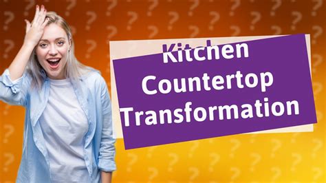 How Can I Transform My Kitchen Countertops With Krylon Spray Paint And