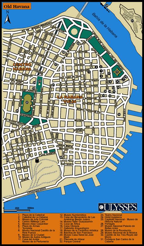 Havana tourist map havana cuba – Artofit