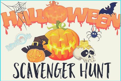 Halloween Scavenger Hunts : Let's have a treasure hunt this halloween