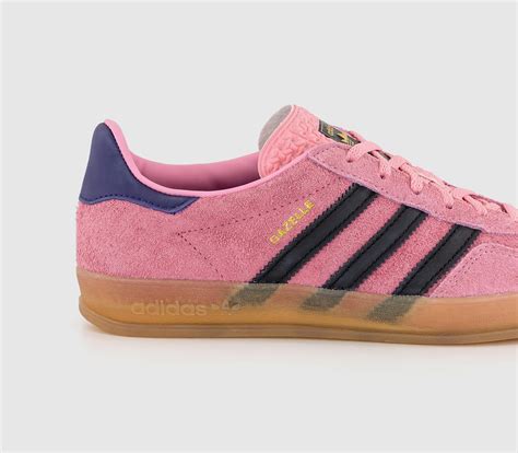 Adidas Gazelle Indoor Trainers Bliss Pink Black Collegiate Purple Men