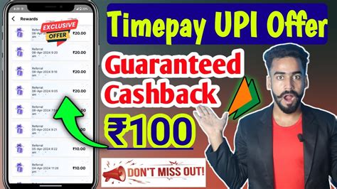 Timepay Flat Cashback Unlimited Time Timepay Refer And Eran