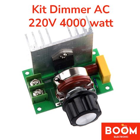 Jual Kit Dimmer High Power Ac 220v 4000 Watt Shopee Indonesia