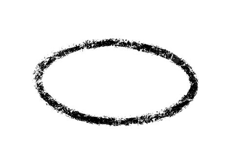 Grunge Stamp Clipart Vector Ink Oval Frame Stamp Grunge Ellipse Hand