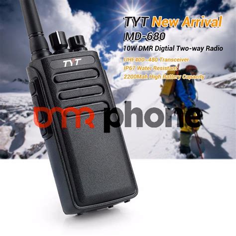 Tyt Md Handheld Uhf Vhf Dmr Ham Waterproof Digtial Two Way Radio