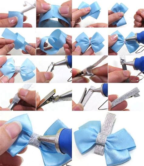 Pin By Eunice Tan On Ribbon Hair Clip Girls Hair Bows Diy Diy Headband Diy Hair Accessories